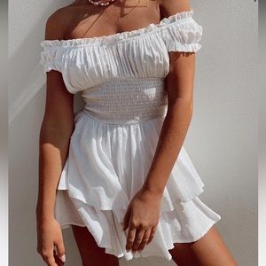 The Love Galore Romper White